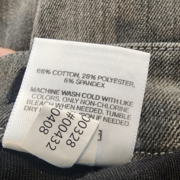 Express Gray 0-2-4 one size cropped non distressed skinny - Picture 5 of 5